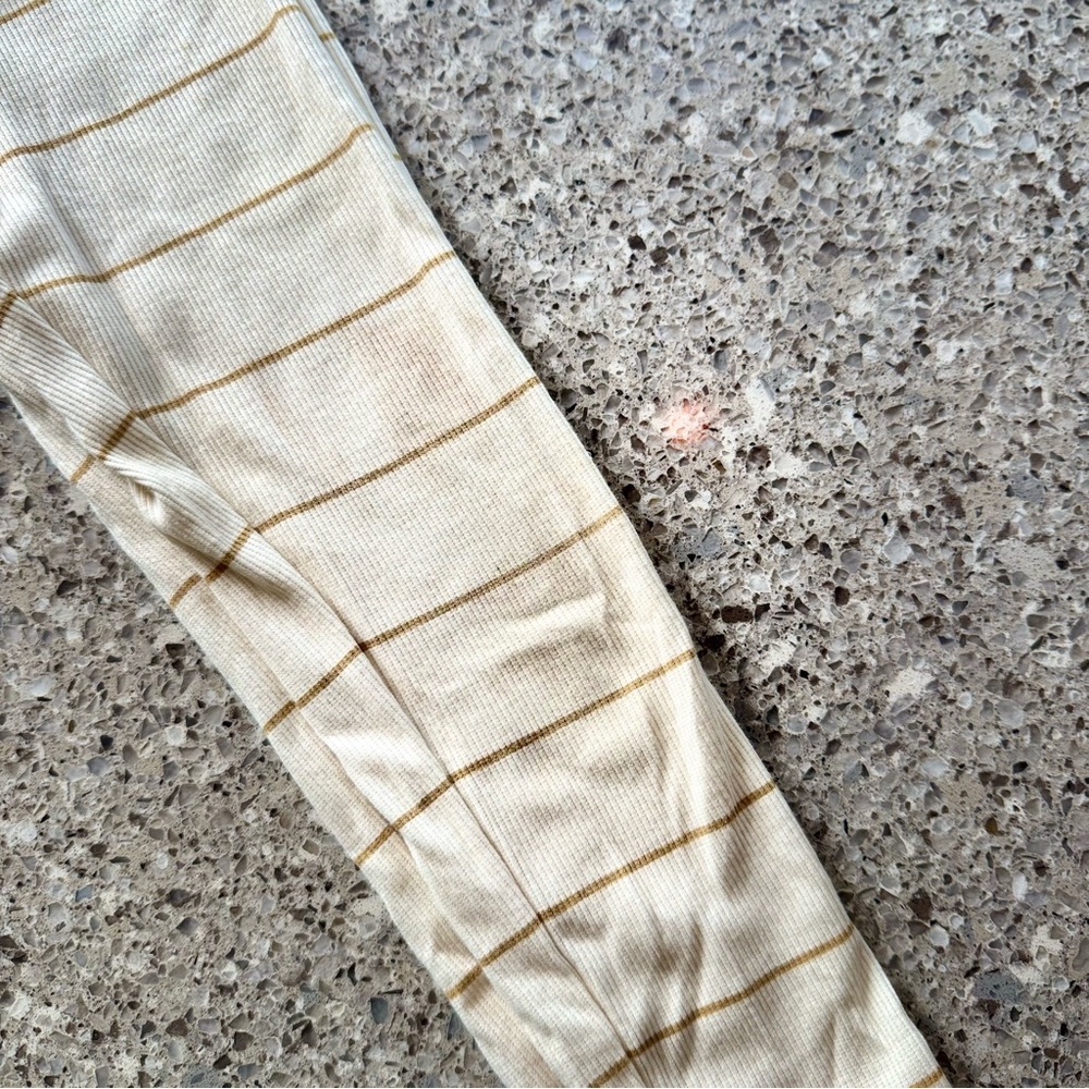 Grayson Collective l Striped Cream and Brown Kids Bottoms l 5T - Picture 7 of 7